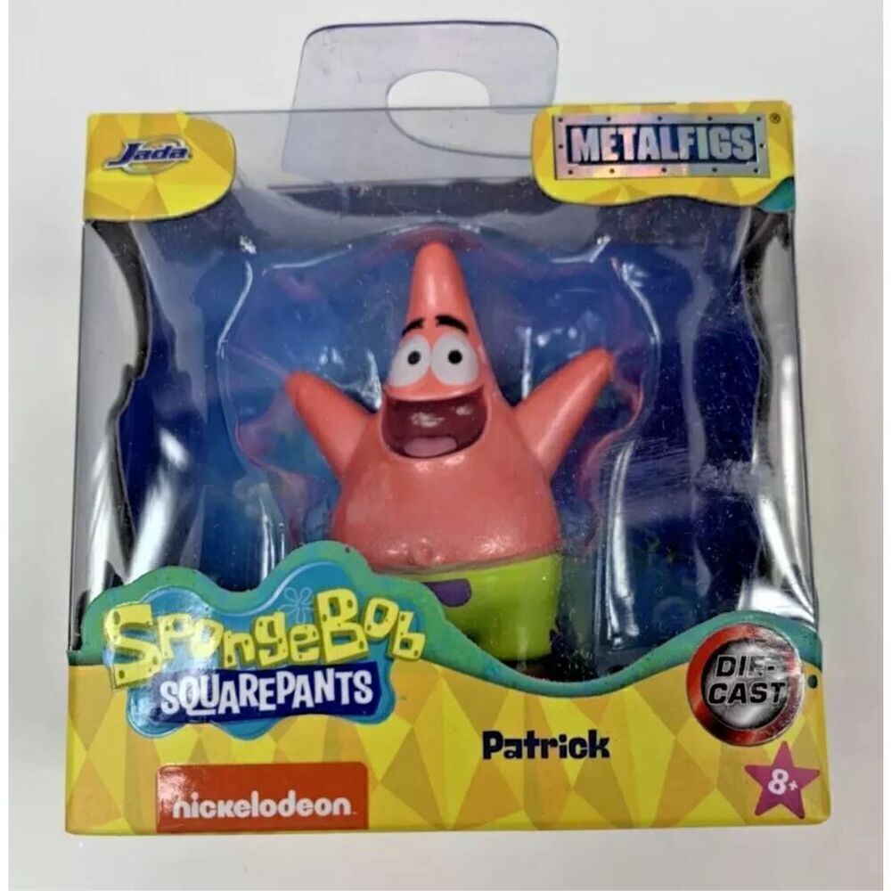 MetalFigs SpongeBob SquarePants Mini Figure 2.5” Patrick New In box Jada Toys